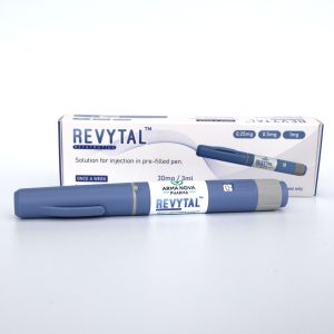 armapeptides REVYTAL RETATRUTIDE 30MG pen-style injector by ARMANOVA Pharma – blue and white packaging