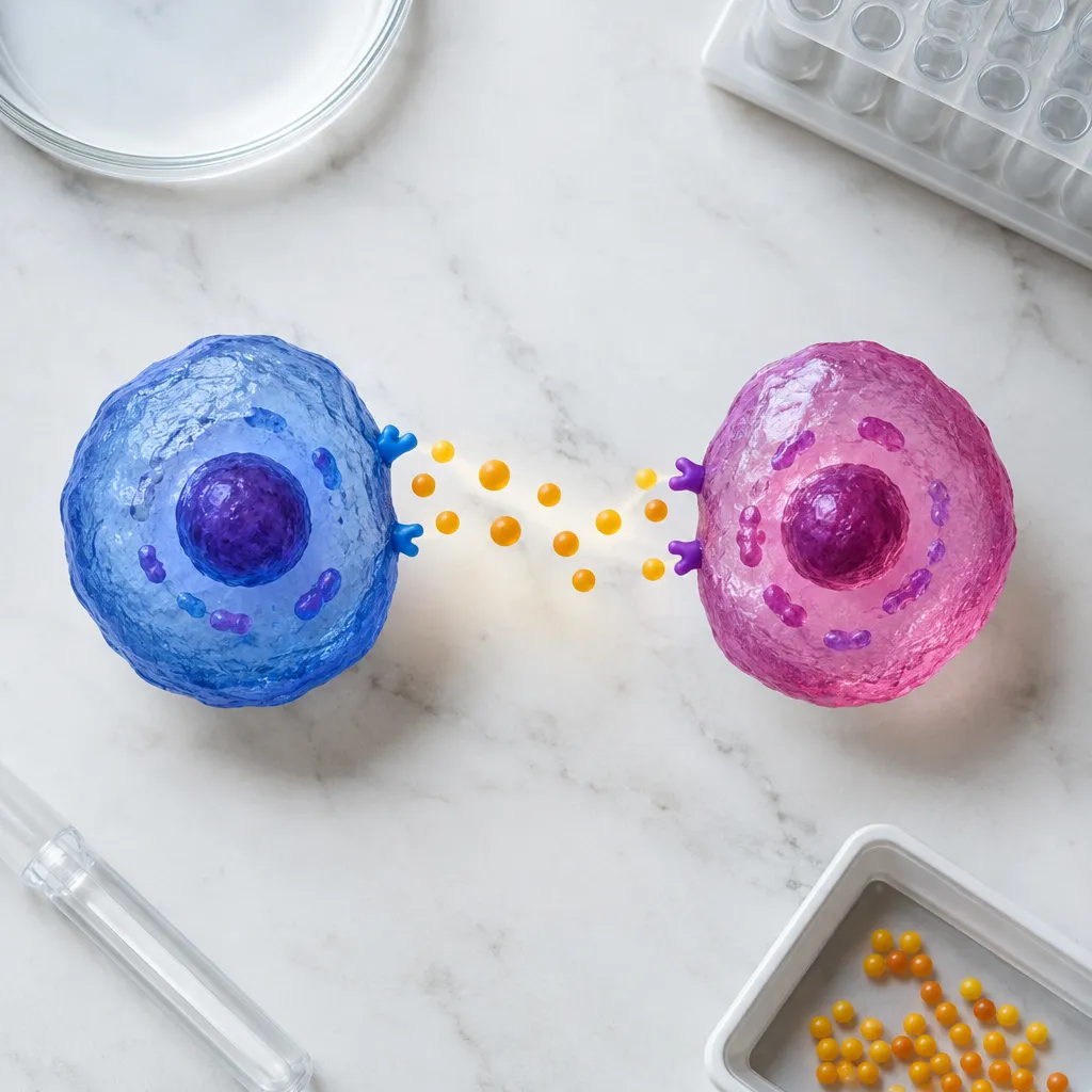 Peptides can carry signals between cells