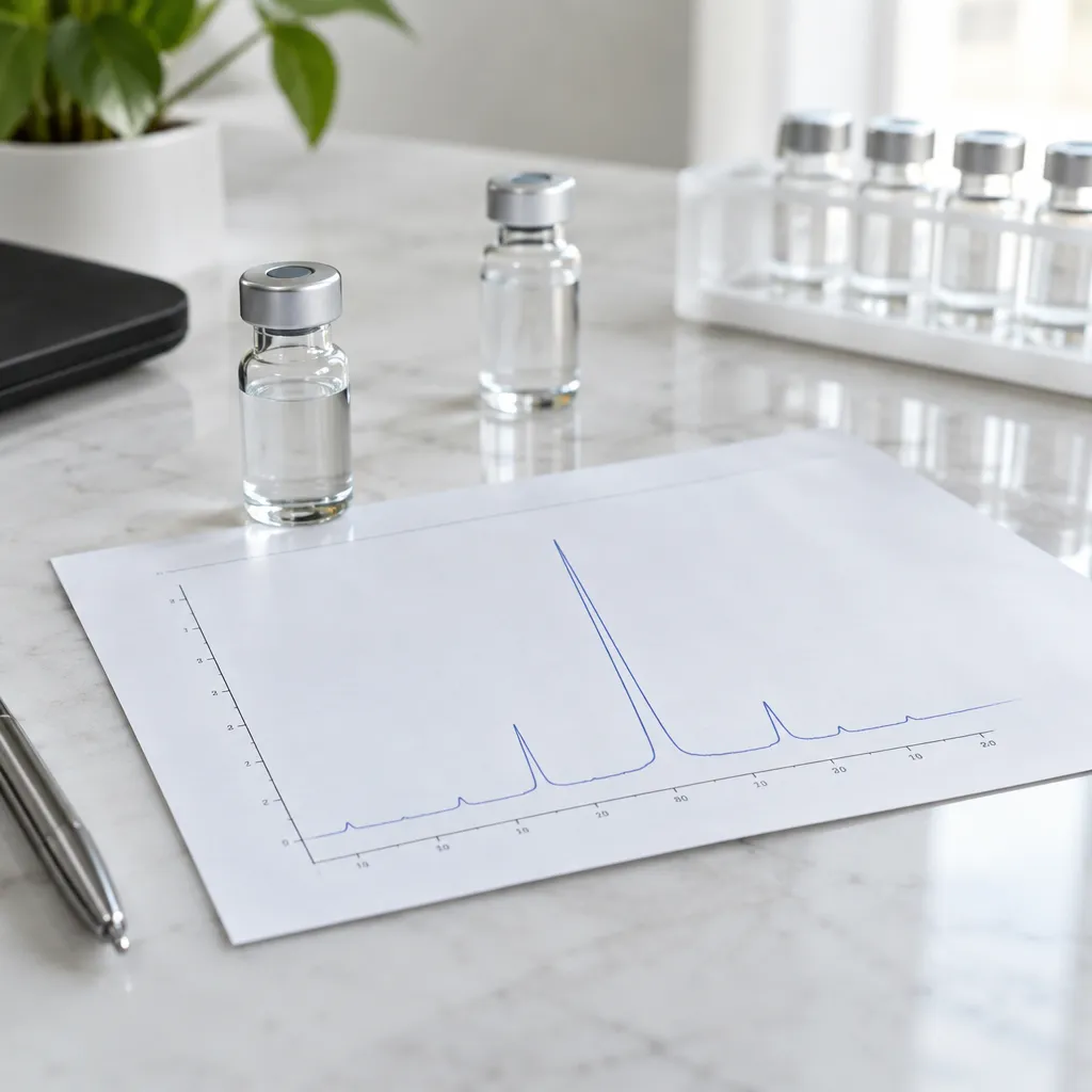 Read the HPLC details, not just the purity headline
