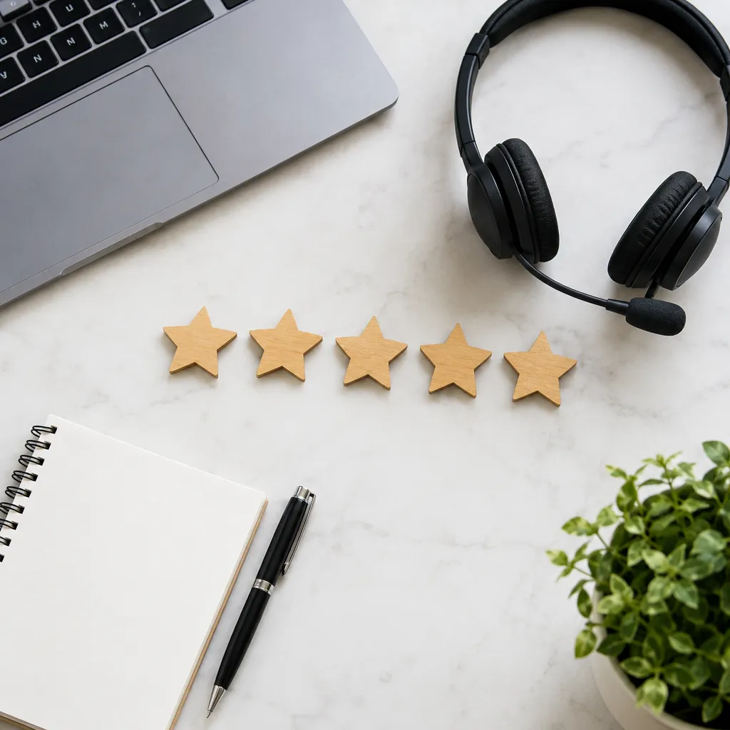Use customer-service reviews as service evidence only